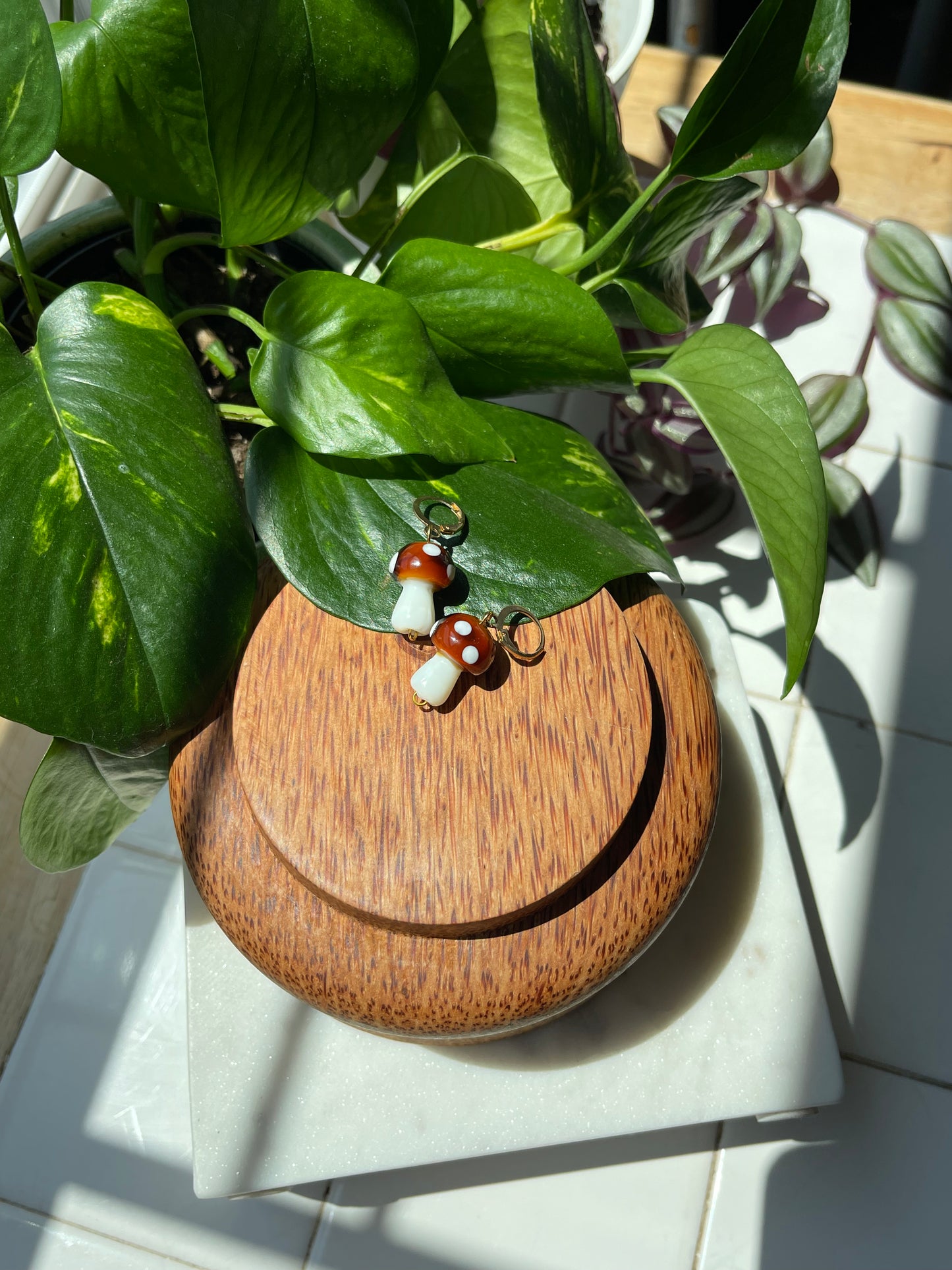 Mushroom Earrings