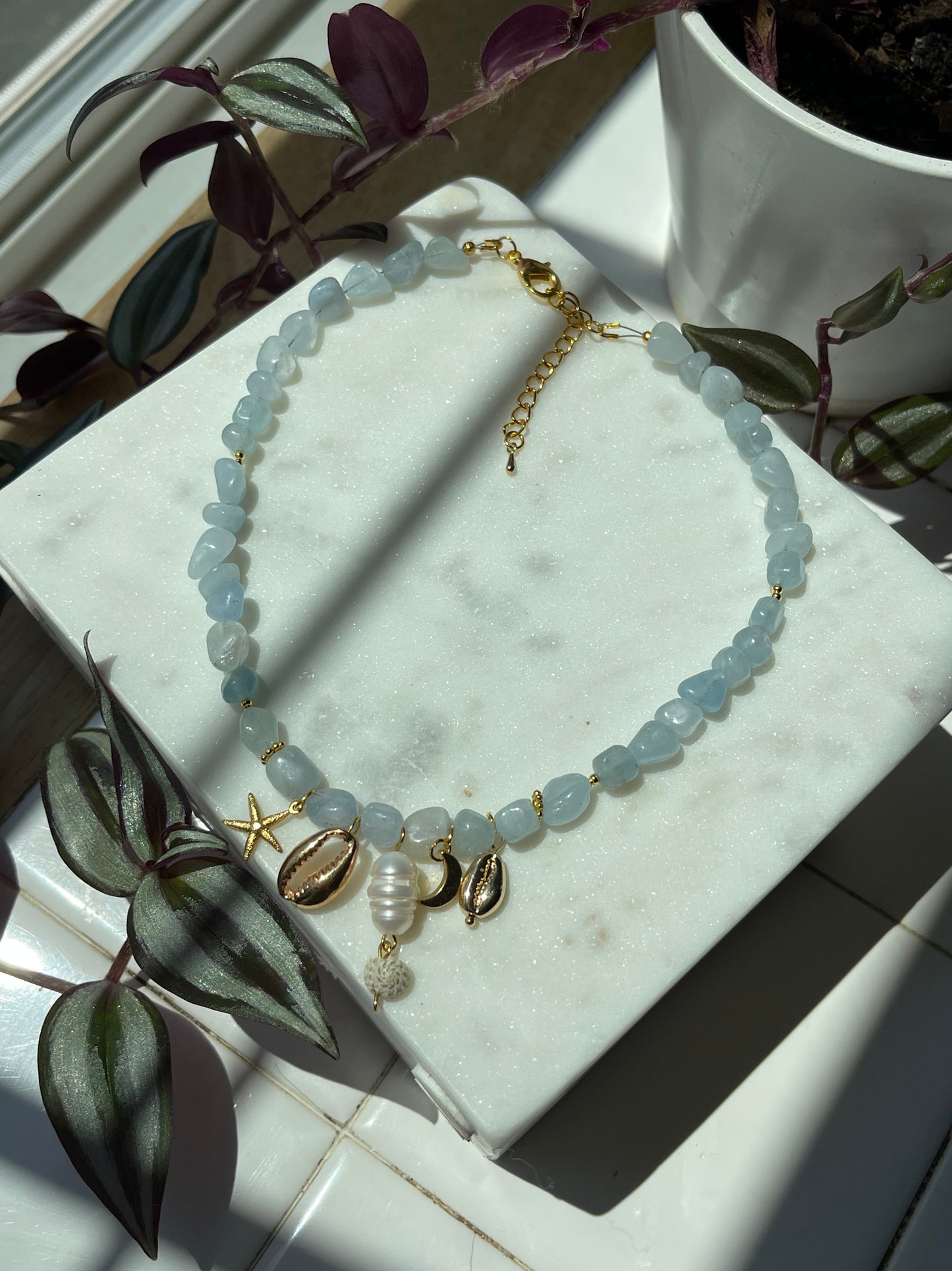 Aquamarine Pendant Necklace
