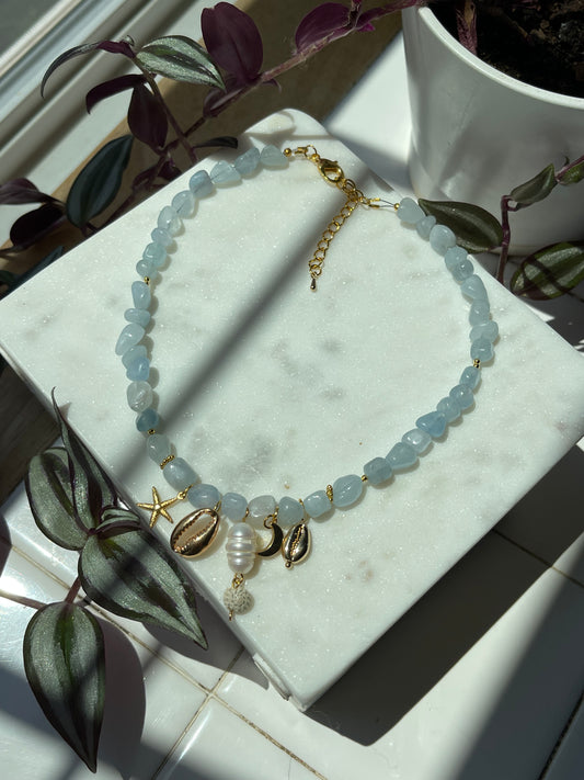 Aquamarine Pendant Necklace