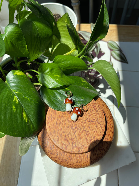 Mushroom Earrings