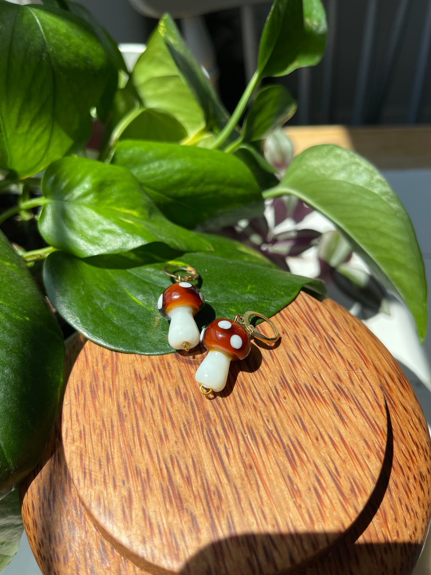 Mushroom Earrings