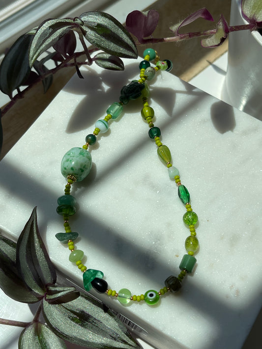 Forest Moss Necklace