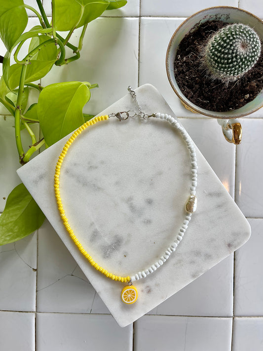 Lemon Pendant Necklace