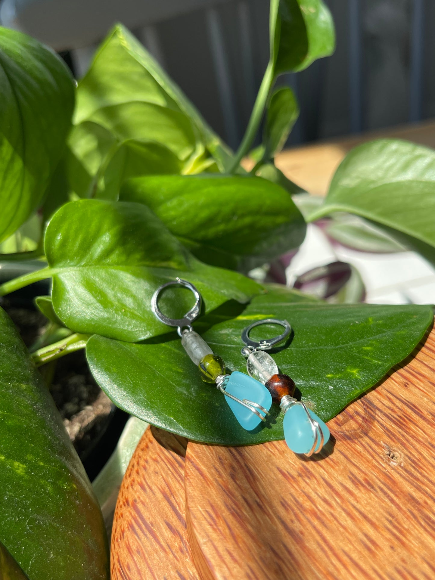 Wire Wrapped Sea Glass