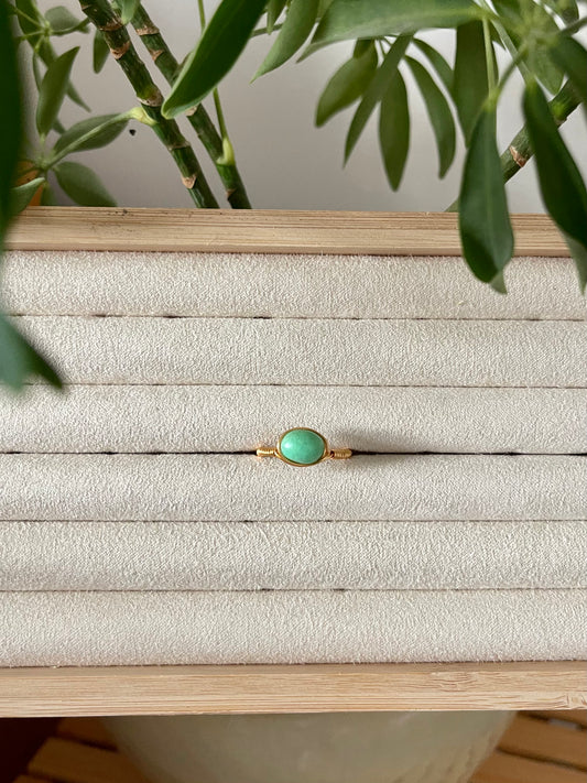 Green Opal Ring