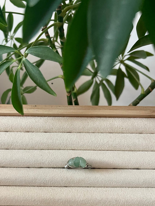 Triple Wrap, Single Color: Green Aventurine